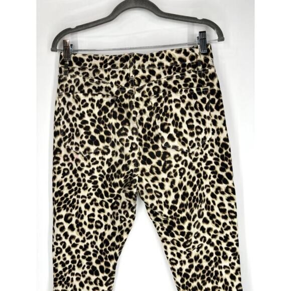 Frame denim ali high rise cigarette cheetah jeans 29 - Picture 5 of 5